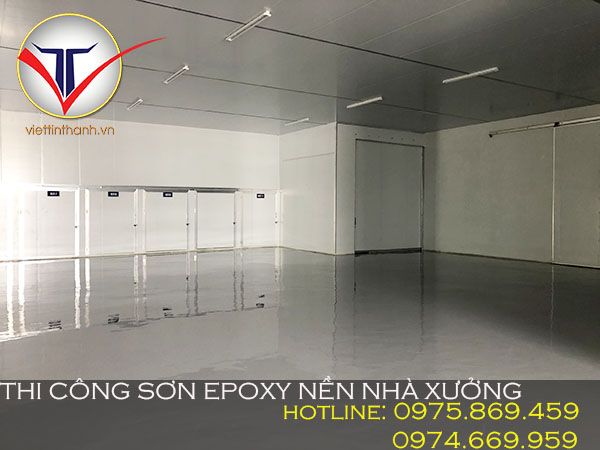 Thi công sơn epoxy nền nhà xưởng